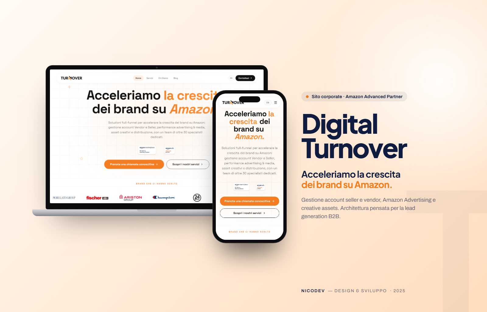Digital Turnover — composizione di presentazione