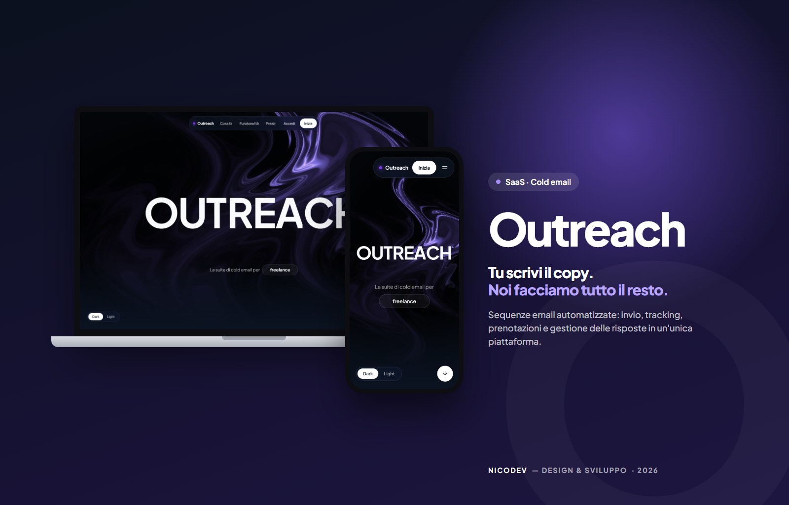 Outreach — composizione di presentazione