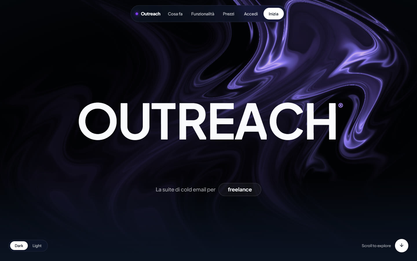 Outreach — versione desktop