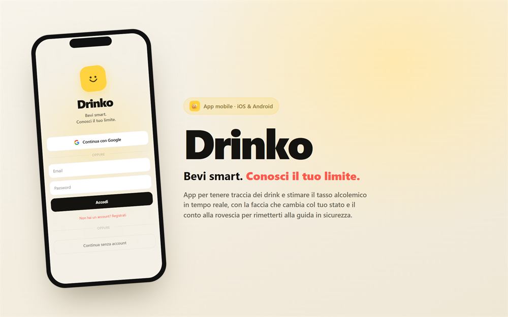 Drinko — app mobile